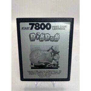 Dig Dug - Atari 7800 - Vintage Game Cartridge - Tested